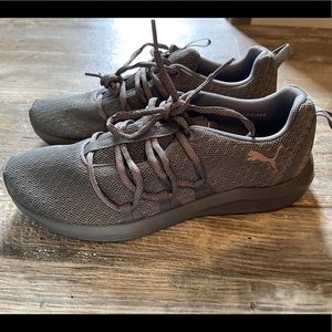 NEW WOT Gray Puma Tennis Shoes